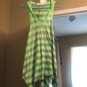 striped beach cover up with hood